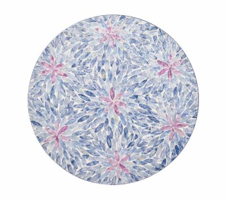 Flora Placemat in Lilac & Periwinkle, Set of 4