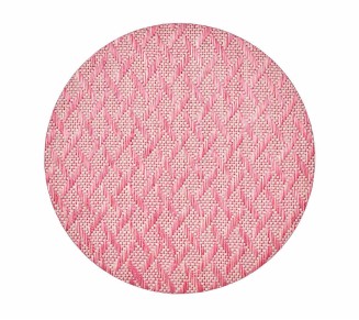 Basketweave Placemat in Blush & Pink, Set of 4